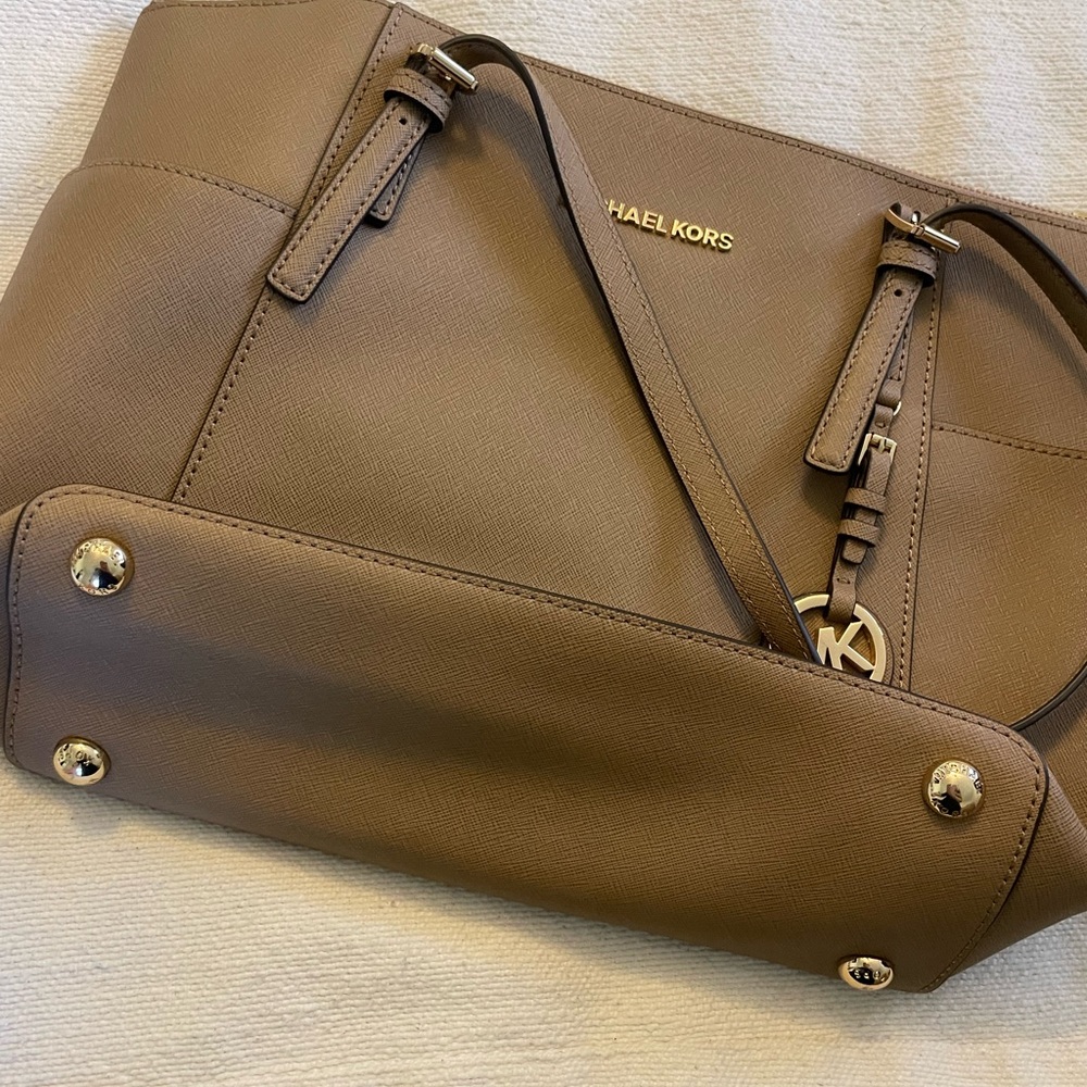 Michael Kors Brown Leather Tote